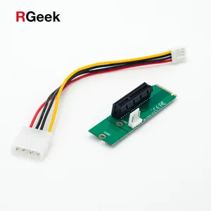 RGeek NGFF M2 <span class=keywords><strong>M</strong></span>.<span class=keywords><strong>2</strong></span> إلى PCI-E 4x 1x فتحة الناهض بطاقة محول بطاقة الذكور إلى الإناث بكيي المضاعف ل جهاز كمبيوتر شخصي اكسسوارات - Product Image 1