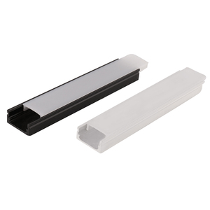 Zwart Extrusie Aluminium Profiel Kanaal Met <span class=keywords><strong>Diffuser</strong></span> Led Strip Licht Aluminium Profiel Voor Plafondlicht - Product Image 5