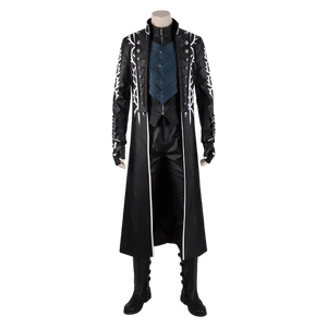 Costume de cosplay personnalisé pour adultes, inspiré du personnage Vergil du jeu Devil May Cry 5, pour Halloween, films, événements et spectacles - Product Image 1