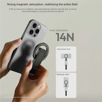 Trépied magnétique de poche ultra-fin multi-8 mm pour téléphone |    Support pliable magnétique |   Ajustement magnétique créatif à double face pour une extension flexible