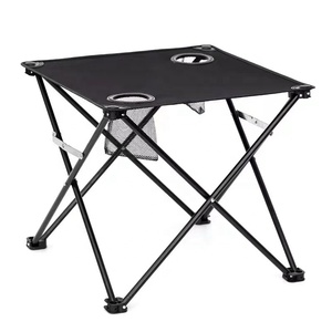 Mesa de acampada Pinic plegable al aire libre popular de aluminio OEM con portavasos - Product Image 2