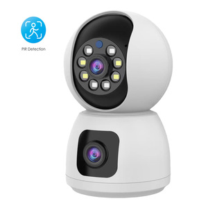 3MP HDネットワークwificctvカメラミニホームデュアルレンズナイトビジョンスマートCCTVカラフルなセキュリティカメラ家庭/赤ちゃん/ペット用 - Product Image 3