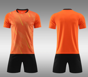 Maillot de football rayé noir et blanc pour homme, manches courtes, anti-transpiration, uniforme d'équipe, tenue de sport, coupe classique - Product Image 5