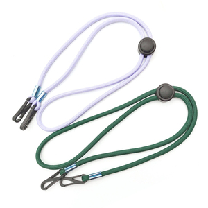 Mẫu Miễn Phí Tùy Chỉnh Vòng <span class=keywords><strong>Nylon</strong></span> Rắn Màu Anit-lost Điều Chỉnh Handy Đôi Kết Thúc Mặt Nạ Dây Buộc Cho Người Lớn/Trẻ Em - Product Image 1
