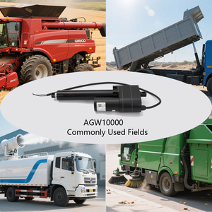 Actionneur électrique 10000N de qualité industrielle 30mm aimant permanent 4000RPM grande antenne parabolique positionnement mâts de levage - Product Image 6