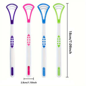 Brosse à langue en gel de silicone souple, douce pour la langue, élimine efficacement les bactéries, <span class=keywords><strong>prix</strong></span> de gros pour les achats en vrac - Product Image 3