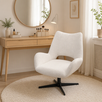 Chaises de luxe modernes, fauteuils design, chaises d'appoint pour hôtel, restaurant, villa, chaises décontractées en tissu