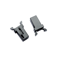 Loquet à ressort personnalisé en nylon noir, blanc et transparent, loquet de porte en plastique à ouverture et fermeture par poussée pour automobile