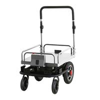 Robot de logistique industriel autonome pour la manutention de véhicules, plateforme UGV, robot de transport et de suivi
