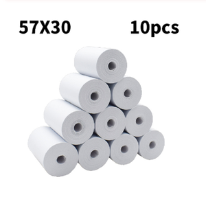 Mini impresora Peripage de papel térmico, caja registradora de 57x30mm, sin núcleo, 10 rollos, móvil, 80mm x 80mm - Product Image 2