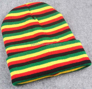 Jamaïcain Chaud Hiver Tricot Bonnet <span class=keywords><strong>de</strong></span> Ski Crâne Bonnet <span class=keywords><strong>Rasta</strong></span> Bonnet - Product Image 3
