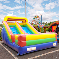 Glissière d'eau gonflable populaire de PVC/videur gonflable de glissière d'enfants/grandes glissières gonflables faites sur commande pour des enfants