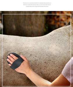 Peigne à cheveux pour chevaux en <span class=keywords><strong>caoutchouc</strong></span>/TPR, fabrication usine, couleur et logo personnalisés, équipement de toilettage équestre, modèle H6-2, marque LI JIA, vente chaude - Product Image 5
