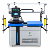 Nouvelle presse à chaud électrique entièrement automatique à double station avec écran tactile LCD numérique pour l'impression de vêtements et de t-shirts personnalisés