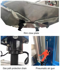 Rectifieuse de polissage de jantes entièrement automatique pour la remise à neuf des moyeux de roue en alliage d'aluminium pour éliminer la réparation des rayures de la rouille - Product Image 5