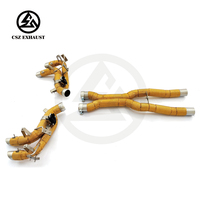 Échappement Valvetronic FUV CSZ pour Ferrari Purosangue 6.5L V12, échappement en X et cat-back, bouclier thermique doré SS304, commande à distance