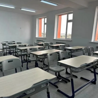 Bureaux et chaises d'école Bureaux et chaises pour enfants d'école unique pour étudiants