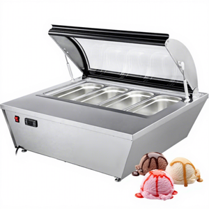 Nevera <span class=keywords><strong>para</strong></span> exhibición de ensaladas, minicongelador de sobremesa, expositor de <span class=keywords><strong>helados</strong></span> - Product Image 1