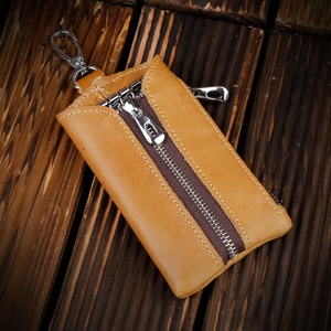 Boshiho <b>Key</b> Holder <b>Leather</b> Keychain Pouch Keyring Best Quality <b>Key</b> Holder - Product Image 2