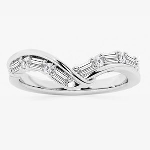 Anello Eternity Personalizzato in Argento Sterling S925 con Moissanite Certificata GRA - Product Image 4