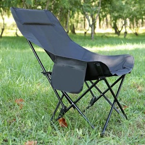 <span class=keywords><strong>Silla</strong></span> Reclinable Grande Tipo Luna, <span class=keywords><strong>Silla</strong></span> Plegable para Acampar al Aire Libre, <span class=keywords><strong>Tumbona</strong></span> Portátil para la <span class=keywords><strong>Playa</strong></span>, Estructura de Acero al Carbono - Product Image 1