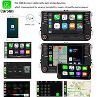 RCD360 Pro CarPlay Android oto ayna-bağlantı araç Dvd oynatıcı oyuncu araba radyo VW Golf 5 6 Jetta MK5 MK6 Tiguan CC Polo Passat