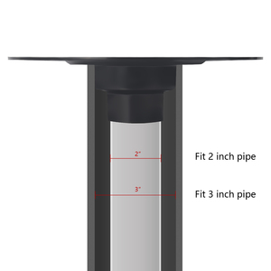 Bonde de douche brossée SS avec grille de drain encastrable de 4 pouces, incluant un collier de réglage de hauteur et un anneau pour bac Schluter - Product Image 6