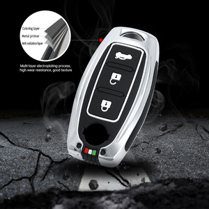 เคสกุญแจโลหะแบบใหม่สำหรับรถยนต์นิสสัน โร้ก เอ็กซ์เทรล T32 T31 แคชไค J11 J10 คิกส์ ทีด้า แพธไฟน์เดอร์ มูราโน่ จู๊ค เวอร์ซา โน้ต อินฟินิตี้ - Product Image 3