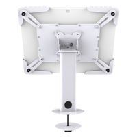 Support universel pour tablette en métal avec pivot inclinable et fonctions de gestion des câbles