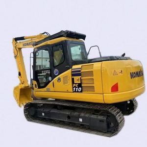 รถขุดมือสองอุตสาหกรรม CE 11 ตัน รถขุดขนาดเล็ก Komatsu รุ่น Pc110 มือสองสำหรับขาย เครื่องจักรจากจีน ได้รับการรับรองมาตรฐาน CE - Product Image 1