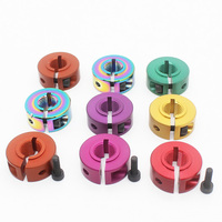 Colliers de serrage optiques personnalisés en aluminium/acier inoxydable/laiton colorés pour arbres, roulements et pompes