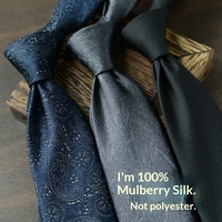 Seidenkrawatte mit Streifenmuster für Herren, Handgefertigt im Koreanischen Stil, Professionell für Bräutigam, Hochzeit, Britisch-Retro, Grau, Business-Jacquard-Webmuster