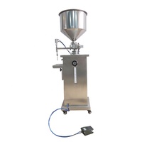 Machine de remplissage semi-automatique pneumatique complète pour liquides et pâtes, antidéflagrante, pour petites entreprises, pour huiles de parfum et lotions