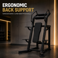 Appareil Commercial Réglable pour Abdominaux et Entraînement du Core, Machine à Sit-up Inversée, Équipement Vertical pour Relevé des Genoux pour Salle de Sport