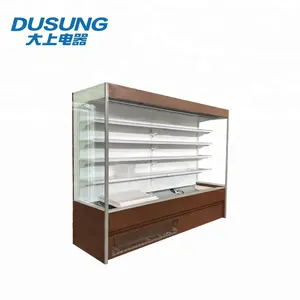 Refrigerador <span class=keywords><strong>abierto</strong></span> vertical de supermercado, <span class=keywords><strong>escaparate</strong></span> de bebidas lácteas - Product Image 1