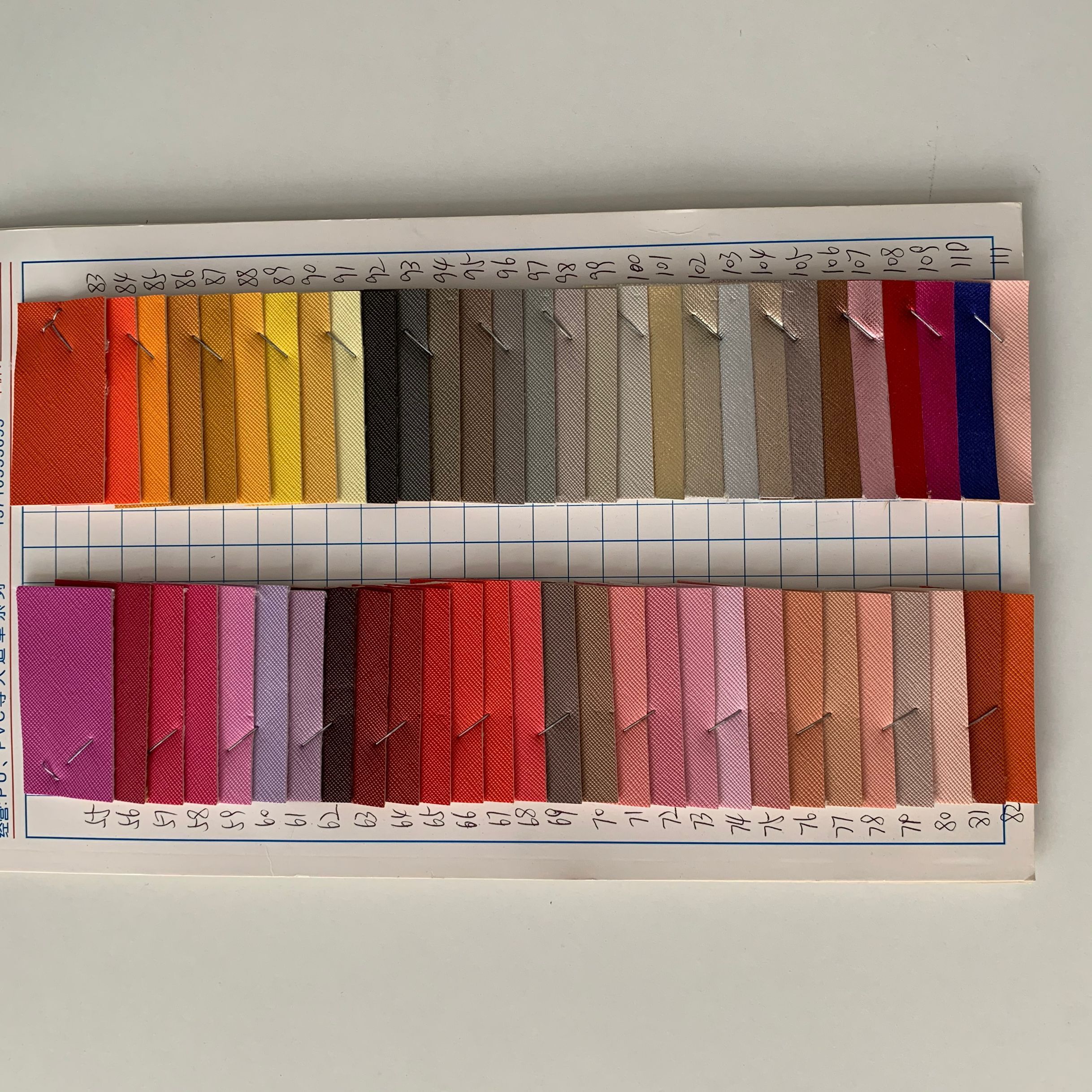 Couleur adaptée aux besoins du client