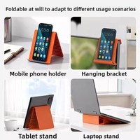 Support de téléphone et tablette multifonctionnel en silicone, pliable et déformable, idéal pour lit et bureau – Nouveauté transfrontalière