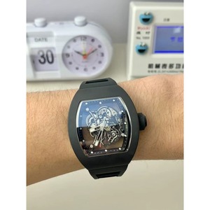 Montres mécaniques automatiques à tourbillon multifonctionnelles squelettisées de luxe 055, les plus vendues, montres de sport étanches - Product Image 3