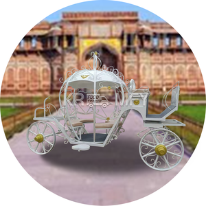 Carruaje de boda de viaje romántico europeo, Cenicienta eléctrica, calabaza, recepción, vehículo turístico escénico - Product Image 6