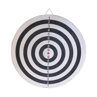 Jeu de fléchettes floquées pour enfants de 12 pouces, épaisseur 2 cm, avec 6 pointes de fléchettes souples, cible magnétique personnalisée, jeu d'intérieur, emballage, logo OEM
