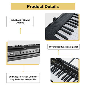 Mijn Muziek 883db Digitale Midi Piano Toetsinstrumenten 88 Verlichte Led Toetsen Elektrisch Orgel Gemaakt Van Plastic - Product Image 2