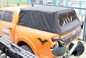 Capote de benne de <span class=keywords><strong>camion</strong></span> tout-terrain <span class=keywords><strong>pliable</strong></span> et souple, sur mesure, en acier au carbone, avec installation facile pour Mazda BT 50 Pickup Truck - Product Image 2