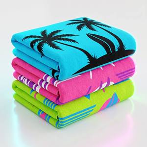 RPET Quick Dry Oversized Custom Lightweight Super Absorbent Large Sand Free Eco Friendly <b>Microfiber</b> <b>Beach</b> <b>Towels</b> - Product Image 3