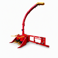 Moissonneuse-broyeuse de maïs hydraulique automatique à une rangée, entraînée par la prise de force du tracteur, pour l'alimentation du bétail, usage intensif