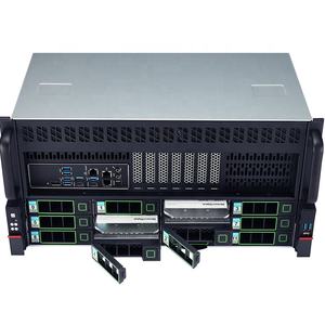 Nouveau boîtier de serveur GPU 5U, 12 disques durs interchangeables à chaud, carte mère AMD WRX90, 8 GPU, port USB avant, ventilateur ATX, refroidisseur, format rack 4090, en stock ! - Product Image 4