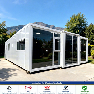Casa Prefabricada Expandible de 78 m² y 40 Pies, con 3 Dormitorios, Moderna y Galvanizada, para Vivienda Rural Fuera de la Red, con Capacidad de Carga de Nieve de 1.5 kN, Estándares AU - Product Image 1