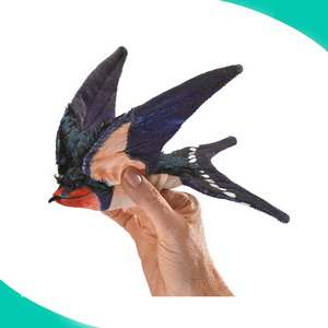 Nhà Máy Tốt Nhất Thực 100% Handmade Con Rối Ngón Tay Con Rối Con Chim Nhỏ Con Rối Nhồi Bông Sang Trọng Con Rối Ngón Tay - Product Image 3