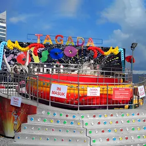 L'équipement passionnant de parc d'attractions de projet à haut profit monte 24 personnes fou Disco Tagada pour adultes et enfants