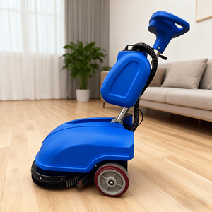 Compact 24V <b>Walk</b>-Behind Mini Floor Sweeper New Condition Automatic Small-Handled Tile and Marble Mop Cleaning <b>Machine</b> - Product Image 3