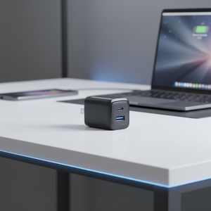 อะแดปเตอร์ชาร์จเร็ว 30W USB-C PD QC3.0 แบบ <span class=keywords><strong>2</strong></span> พอร์ต (USB-C + USB-A) สำหรับ 16/15/14/13 <span class=keywords><strong>Pro</strong></span> Max สำหรับ S23/S22 <span class=keywords><strong>iPad</strong></span> - Product Image 5